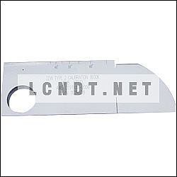 IIW2-Calibration block No. 2 for ultrasonic examination of welds