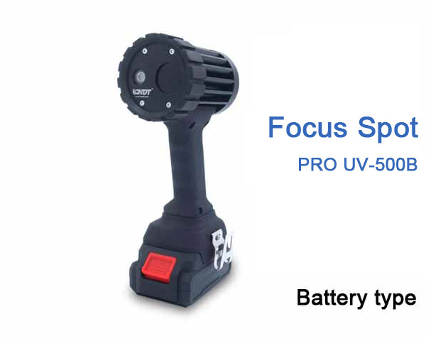 LED UV Black lights Battery powered PRO UV-500B Focus Type